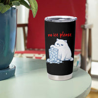 Abolish Ice Protest Tumbler Cup Subtle FDT Cat Meme No Ice Please