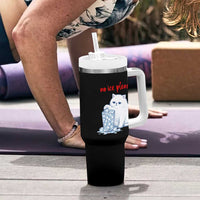 Abolish Ice Protest Tumbler With Handle Subtle FDT Cat Meme No Ice Please