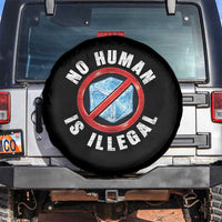 Abolish Ice No Human is Illegal Spare Tire Cover Retro Protest Subtle FDT