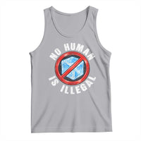 Abolish Ice No Human is Illegal Tank Top Retro Protest Subtle FDT