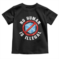 Abolish Ice No Human is Illegal Toddler T Shirt Retro Protest Subtle FDT