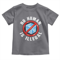 Abolish Ice No Human is Illegal Toddler T Shirt Retro Protest Subtle FDT