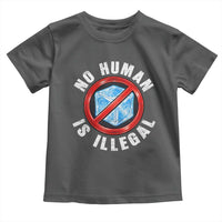 Abolish Ice No Human is Illegal Toddler T Shirt Retro Protest Subtle FDT