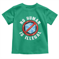 Abolish Ice No Human is Illegal Toddler T Shirt Retro Protest Subtle FDT