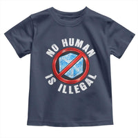Abolish Ice No Human is Illegal Toddler T Shirt Retro Protest Subtle FDT