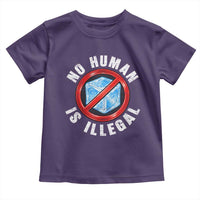 Abolish Ice No Human is Illegal Toddler T Shirt Retro Protest Subtle FDT
