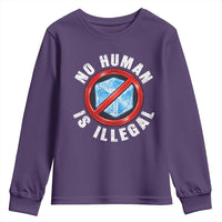 Abolish Ice No Human is Illegal Youth Sweatshirt Retro Protest Subtle FDT