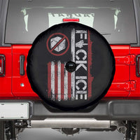 Fck Ice Spare Tire Cover Retro US Flag Subtle FDT Protest