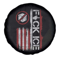 Fck Ice Spare Tire Cover Retro US Flag Subtle FDT Protest