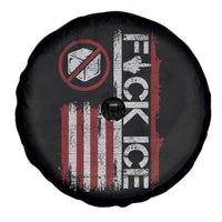 Fck Ice Spare Tire Cover Retro US Flag Subtle FDT Protest