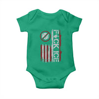 Fck Ice Baby Onesie Retro US Flag Subtle FDT Protest