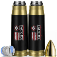 Fck Ice Bullet Tumbler Retro US Flag Subtle FDT Protest