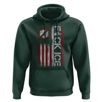 Fck Ice Hoodie Retro US Flag Subtle FDT Protest