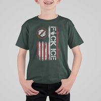 Fck Ice T Shirt For Kid Retro US Flag Subtle FDT Protest