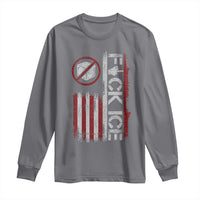 Fck Ice Long Sleeve Shirt Retro US Flag Subtle FDT Protest