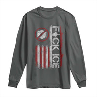 Fck Ice Long Sleeve Shirt Retro US Flag Subtle FDT Protest