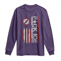 Fck Ice Long Sleeve Shirt Retro US Flag Subtle FDT Protest