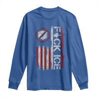 Fck Ice Long Sleeve Shirt Retro US Flag Subtle FDT Protest