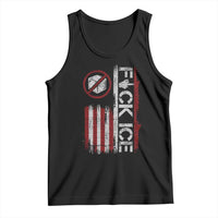 Fck Ice Tank Top Retro US Flag Subtle FDT Protest