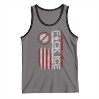 Fck Ice Tank Top Retro US Flag Subtle FDT Protest