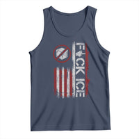 Fck Ice Tank Top Retro US Flag Subtle FDT Protest