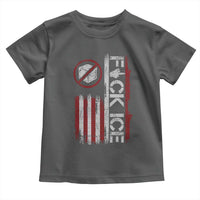 Fck Ice Toddler T Shirt Retro US Flag Subtle FDT Protest