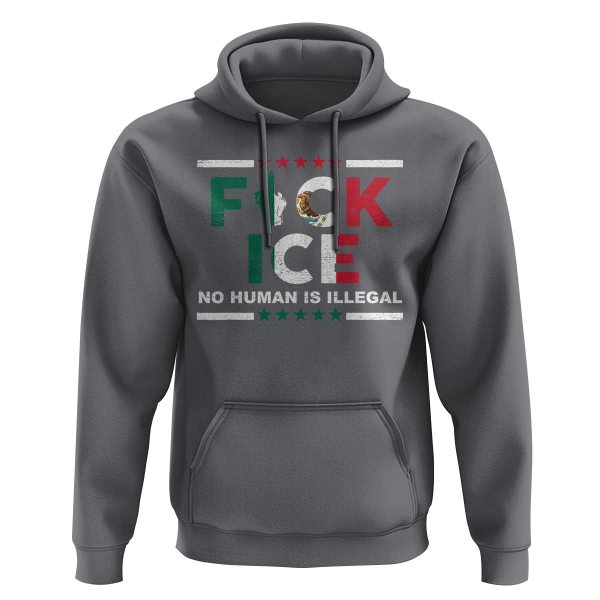 Fck Ice Hoodie Mexico Flag Mexican Immigrant Anti Immigration Enforcement