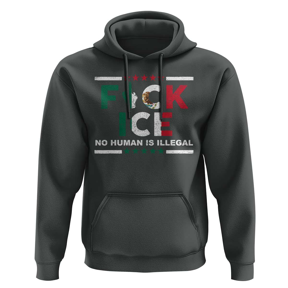 Fck Ice Hoodie Mexico Flag Mexican Immigrant Anti Immigration Enforcement