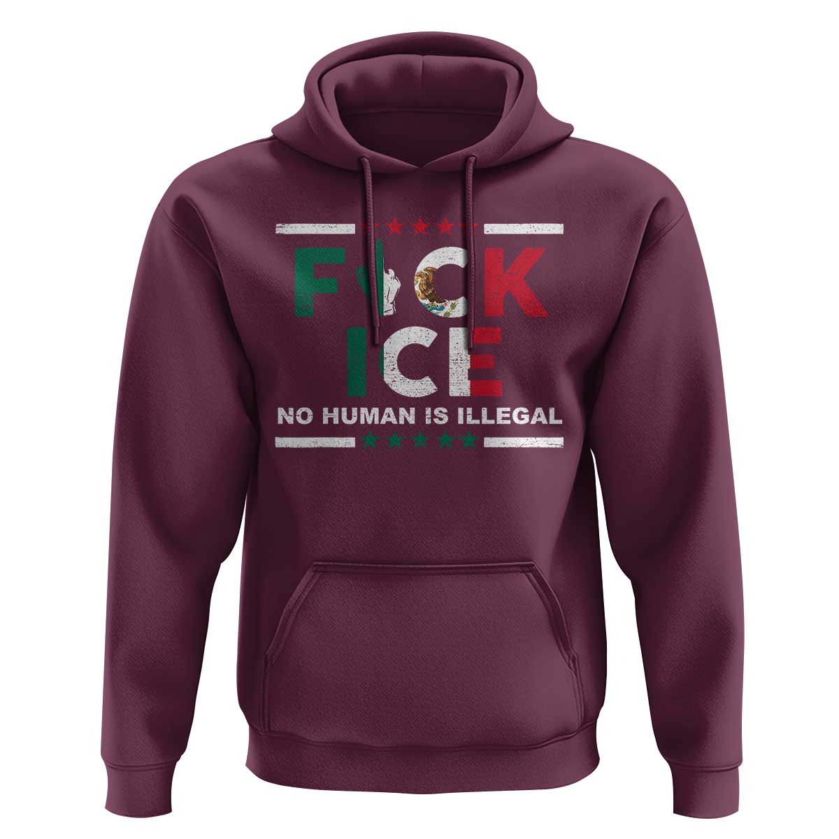 Fck Ice Hoodie Mexico Flag Mexican Immigrant Anti Immigration Enforcement