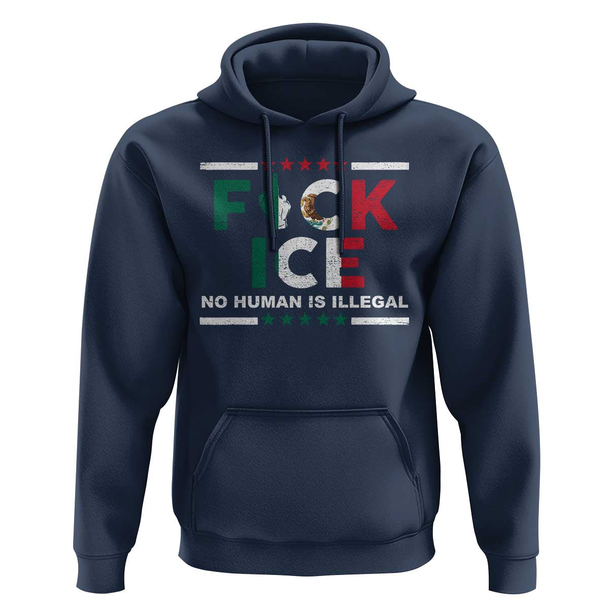 Fck Ice Hoodie Mexico Flag Mexican Immigrant Anti Immigration Enforcement