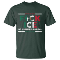 Fck Ice T Shirt Mexico Flag Mexican Immigrant Anti Immigration Enforcement
