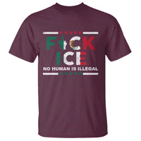 Fck Ice T Shirt Mexico Flag Mexican Immigrant Anti Immigration Enforcement