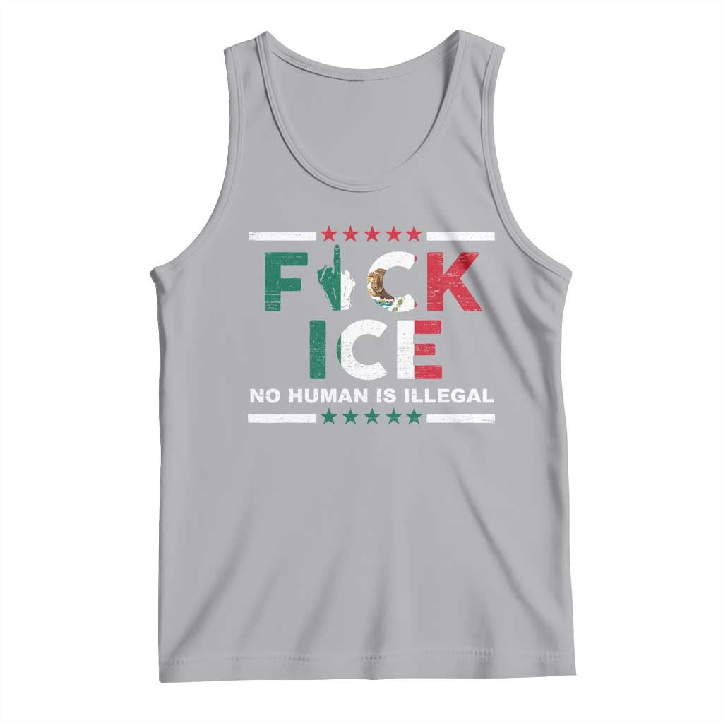 Fck Ice Tank Top Mexico Flag Mexican Immigrant Anti Immigration Enforcement