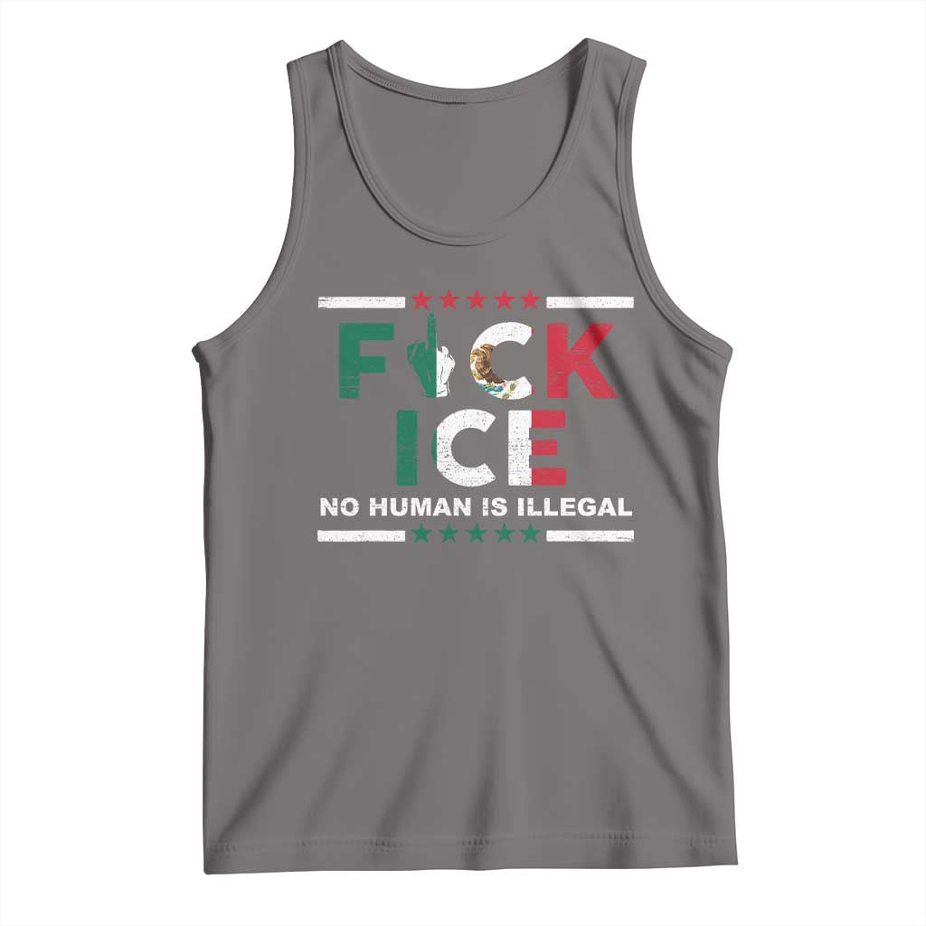 Fck Ice Tank Top Mexico Flag Mexican Immigrant Anti Immigration Enforcement
