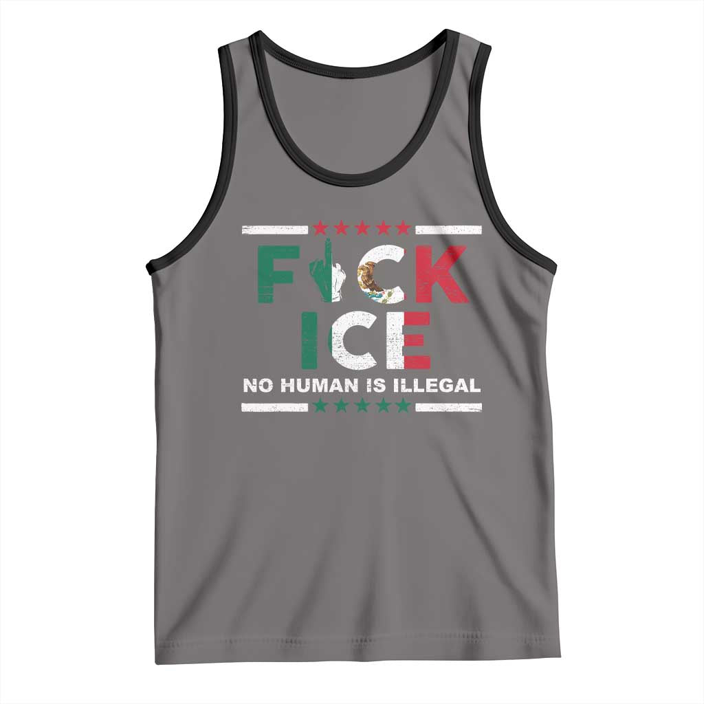 Fck Ice Tank Top Mexico Flag Mexican Immigrant Anti Immigration Enforcement