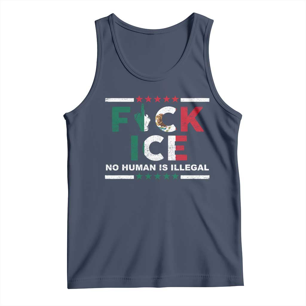Fck Ice Tank Top Mexico Flag Mexican Immigrant Anti Immigration Enforcement