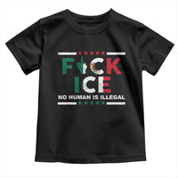 Fck Ice Toddler T Shirt Mexico Flag Mexican Immigrant Anti Immigration Enforcement