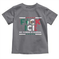 Fck Ice Toddler T Shirt Mexico Flag Mexican Immigrant Anti Immigration Enforcement