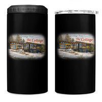 Coming To The Cottage 4 in 1 Can Cooler Tumbler Retro LGBT Romance Hockey Fan