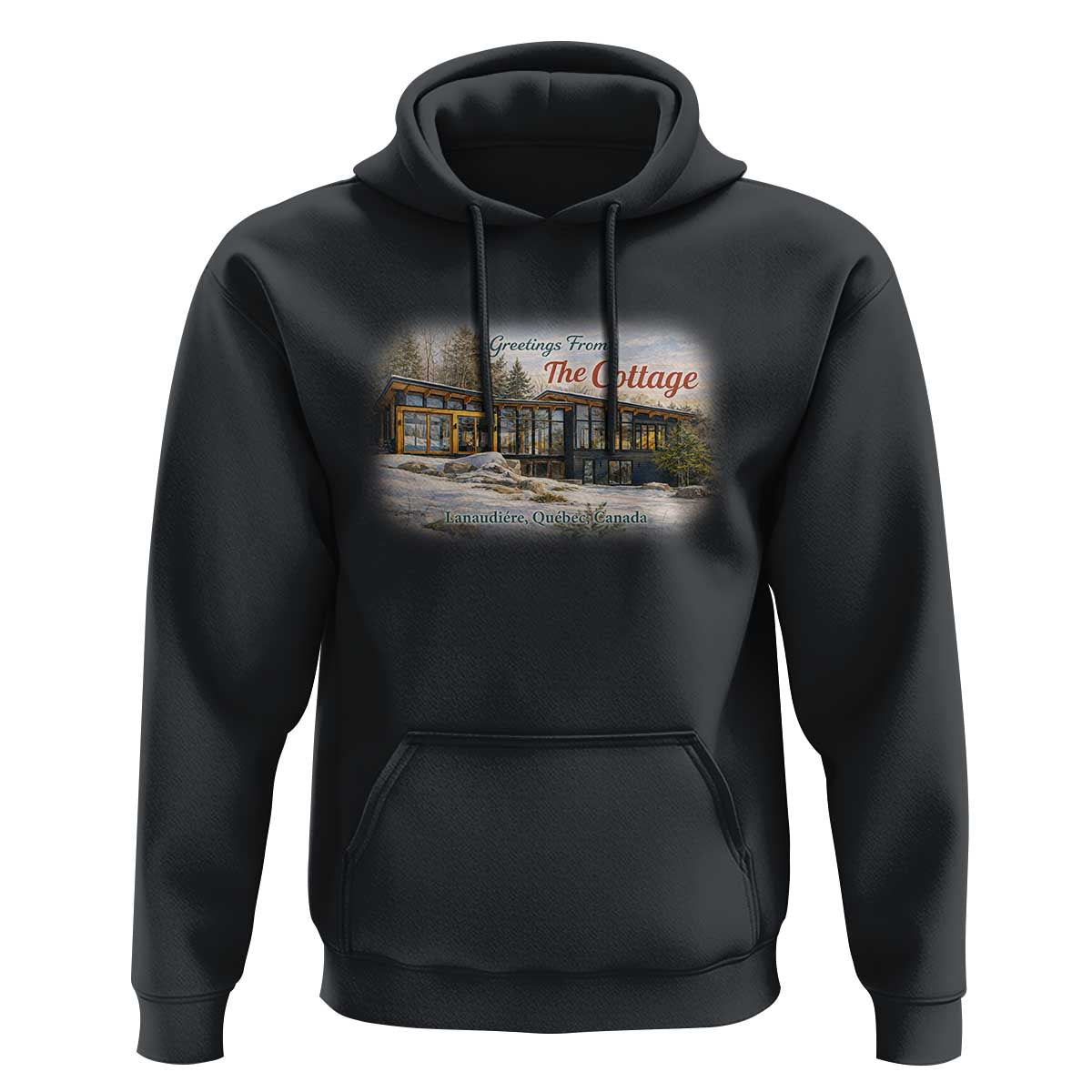 Coming To The Cottage Hoodie Retro LGBT Romance Hockey Fan