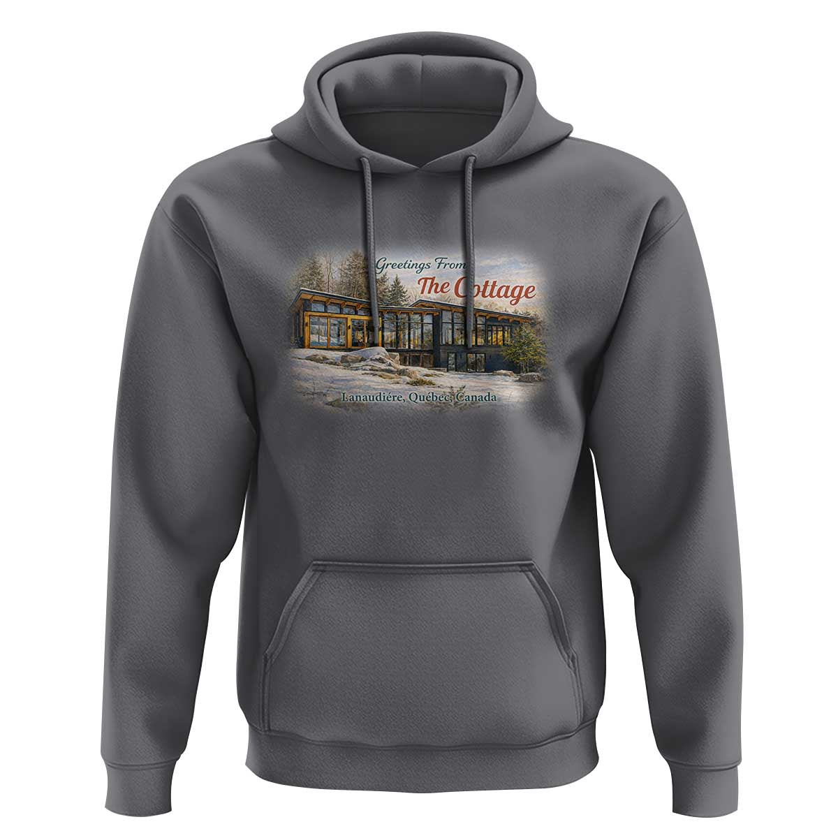 Coming To The Cottage Hoodie Retro LGBT Romance Hockey Fan