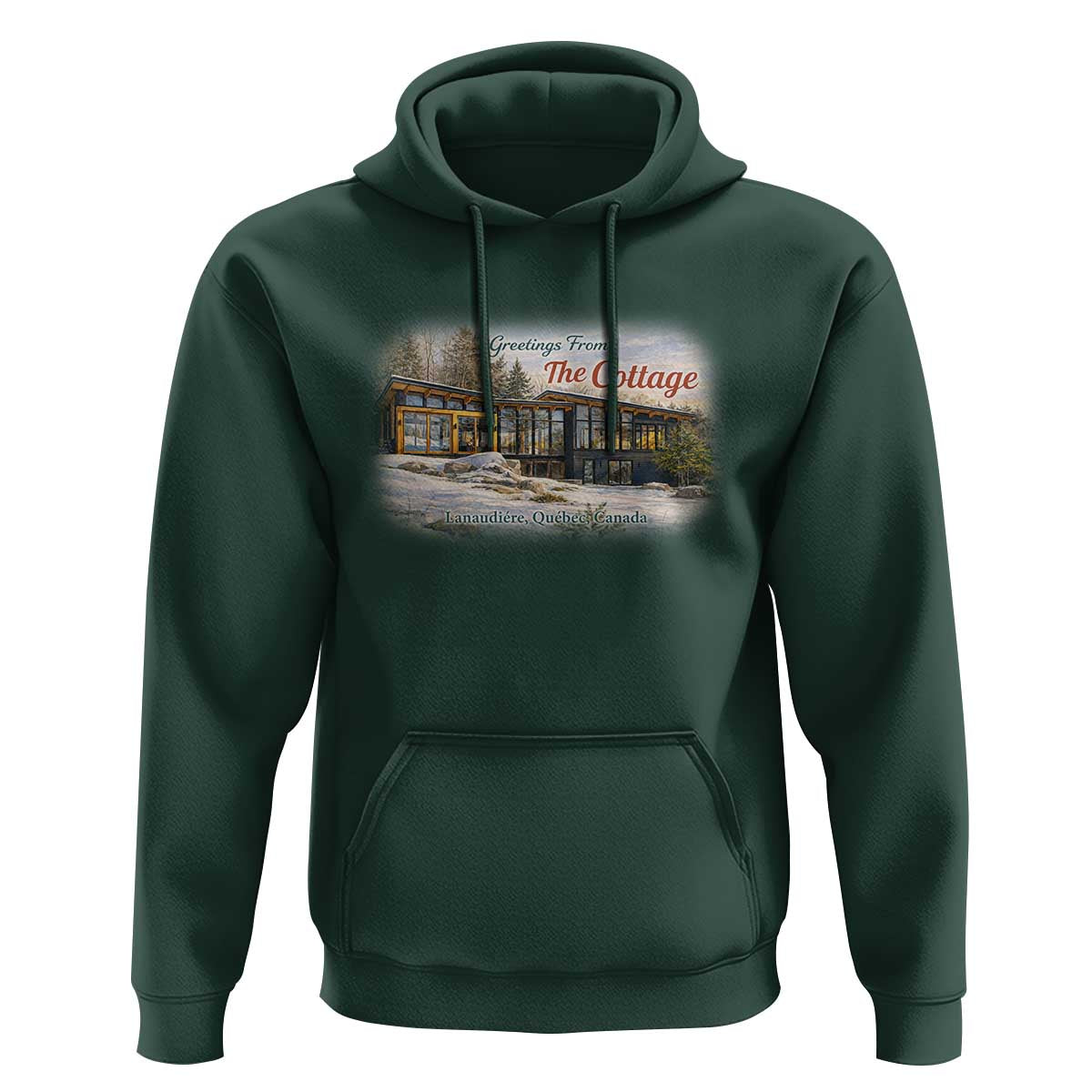 Coming To The Cottage Hoodie Retro LGBT Romance Hockey Fan
