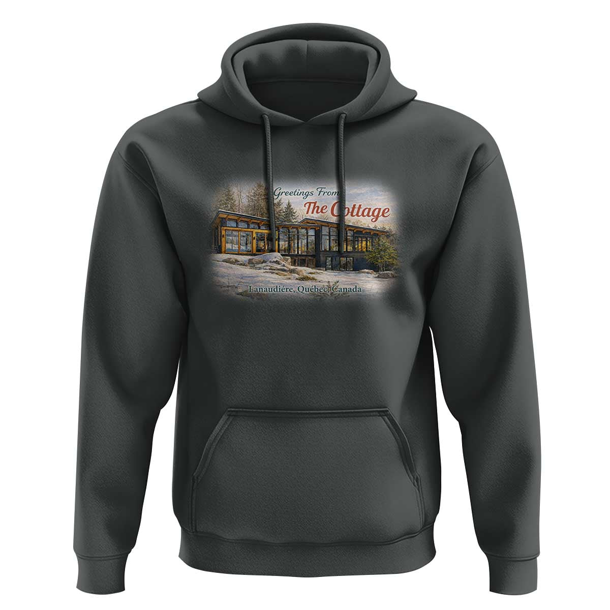 Coming To The Cottage Hoodie Retro LGBT Romance Hockey Fan