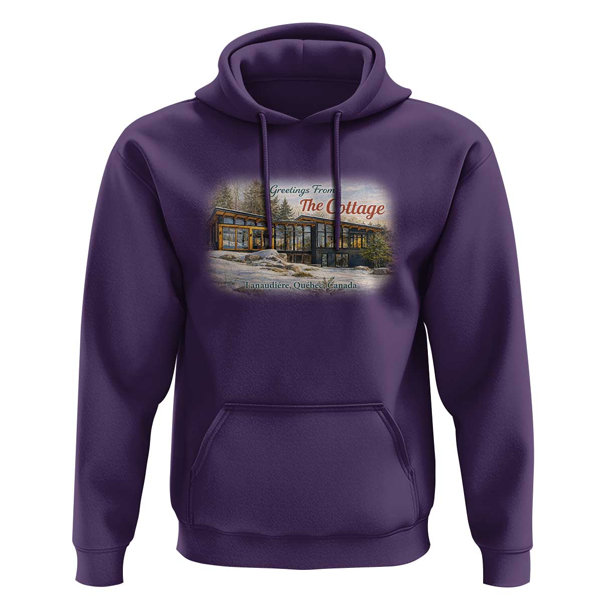 Coming To The Cottage Hoodie Retro LGBT Romance Hockey Fan