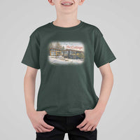 Coming To The Cottage T Shirt For Kid Retro LGBT Romance Hockey Fan
