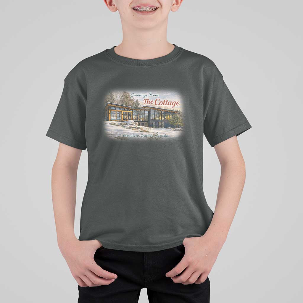 Coming To The Cottage T Shirt For Kid Retro LGBT Romance Hockey Fan