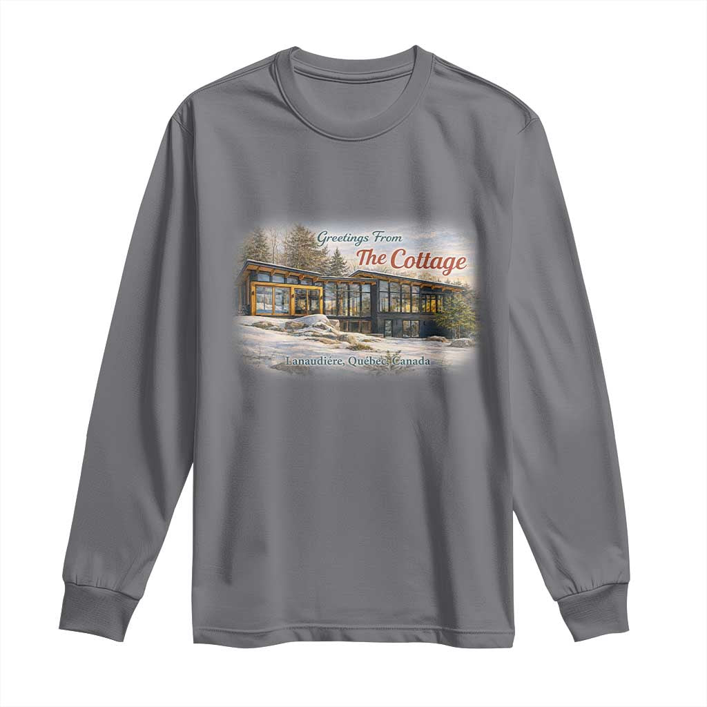 Coming To The Cottage Long Sleeve Shirt Retro LGBT Romance Hockey Fan