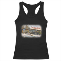 Coming To The Cottage Racerback Tank Top Retro LGBT Romance Hockey Fan