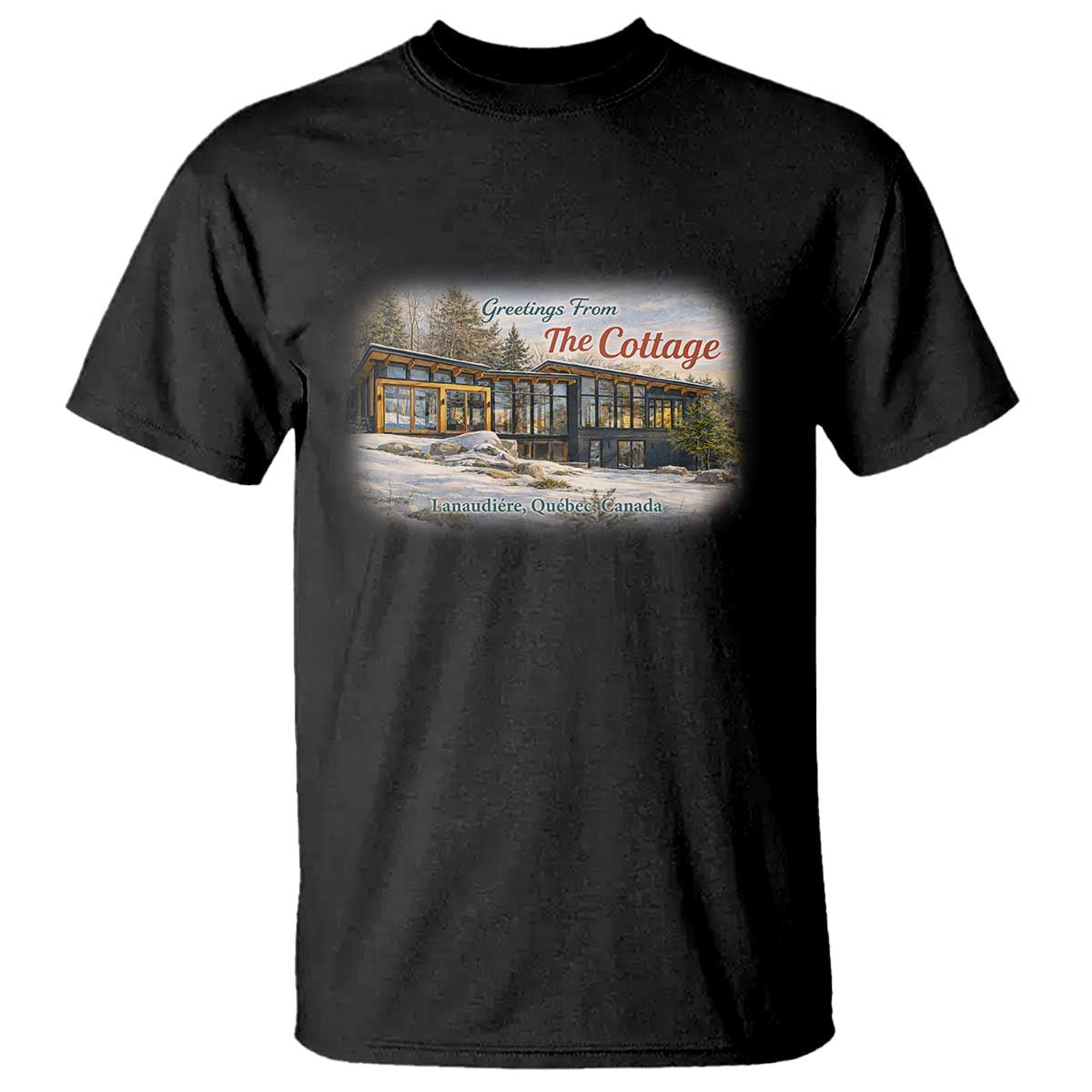 Coming To The Cottage T Shirt Retro LGBT Romance Hockey Fan