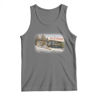 Coming To The Cottage Tank Top Retro LGBT Romance Hockey Fan